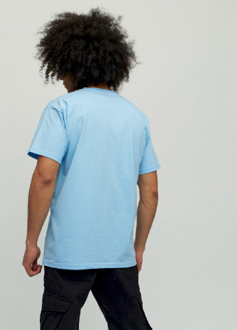 Блакитна футболка чоловіча YAPPI
