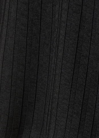 Черные кэжуал демисезонные клеш брюки H&M