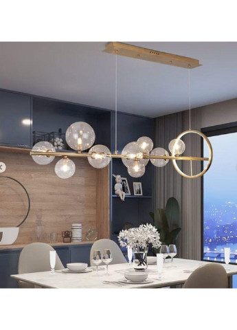 Люстра стельова підвісна на 10 ламп AT33/10-bk-k Чорний 30х30х120 см. Sunnysky (253122291)