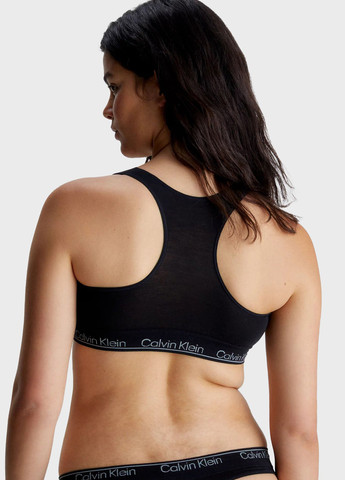 Чорний топ бюстгальтер Calvin Klein без кісточок ліоцелл