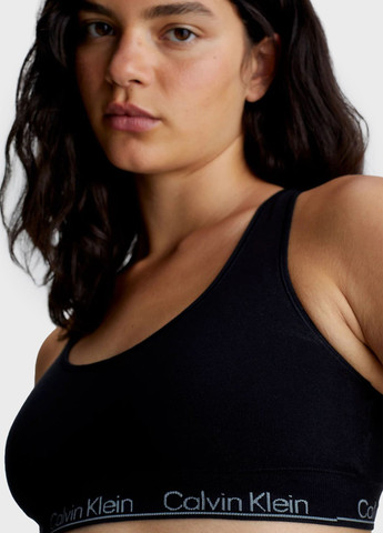 Чорний топ бюстгальтер Calvin Klein без кісточок ліоцелл