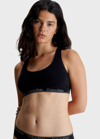 Чорний топ бюстгальтер Calvin Klein без кісточок ліоцелл