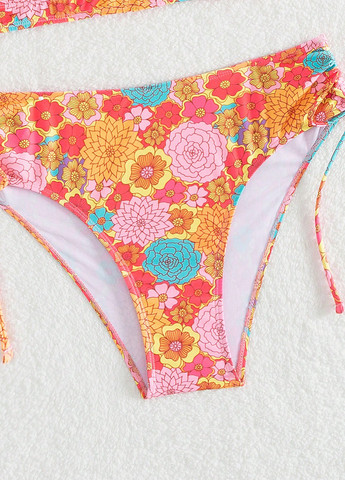 Комбинированный летний купальник (лиф, трусики) бикини, раздельный SHEIN