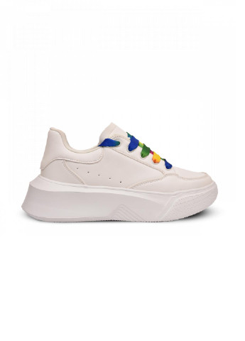 Кроссовки женские 81884 No Brand белые демисезоны (225016807)