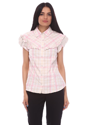 Розовая кэжуал рубашка в клетку Liu-Jo