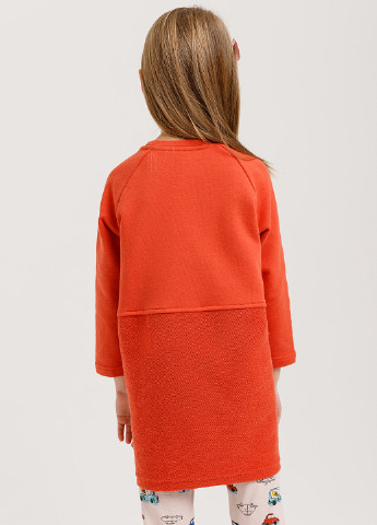 Оранжевое платье SELA (180416920)