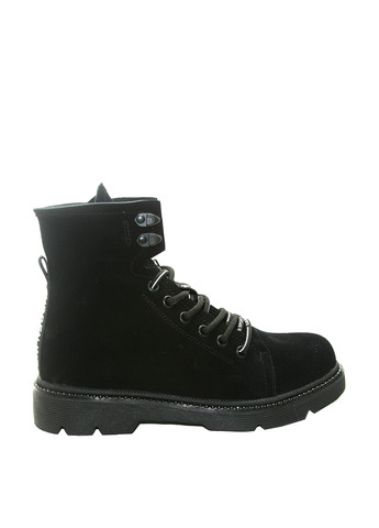 Зимние ботинки No Brand со шнуровкой из натуральной замши