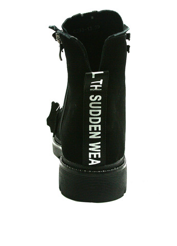 Зимние ботинки No Brand со шнуровкой из натуральной замши