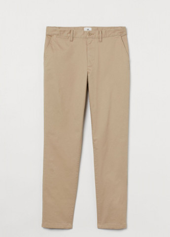 Песочные кэжуал демисезонные брюки H&M