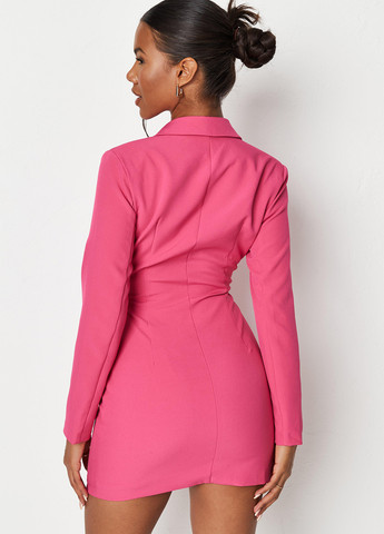 Розовое кэжуал платье платье-жакет Missguided однотонное