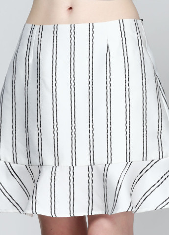 Белая кэжуал в полоску юбка Silvian Heach