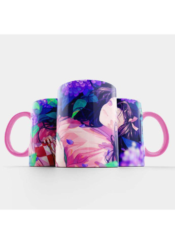 Чашка Fan Girl Незуко глициния Клинок рассекающий демонов - Demon Slayer: Kimetsu no Yaiba 330 мл (254914849)