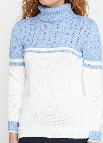 Белый зимний свитер Zaldiz
