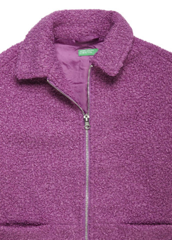 Фиолетовое демисезонное Пальто без капюшона United Colors of Benetton