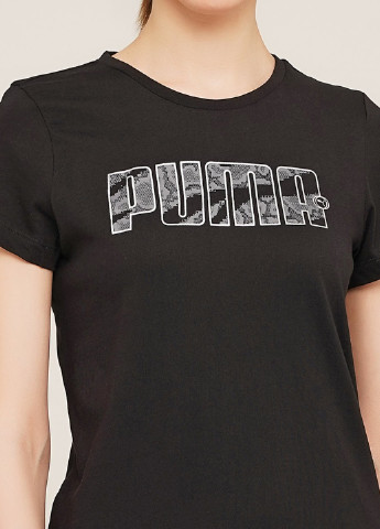 Черная всесезон футболка Puma Rebel Graphic Tee