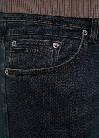 Серо-синие демисезонные слим джинсы Trend Collection