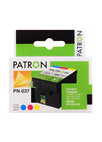Картридж струйный Patron для epson t037040 (pn-037) colour (151241134)