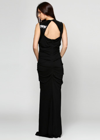Черное вечернее платье вечернее Calvin Klein однотонное