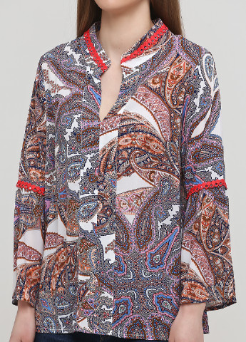 Комбинированная демисезонная блуза Rick Cardona
