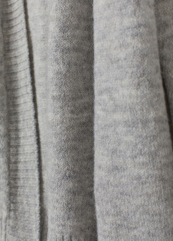 Кардиган H&M меланж світло-сірий кежуал акрил