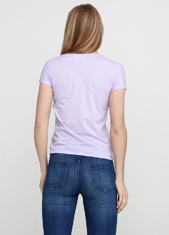 Блідо-фіолетова літня футболка Sport