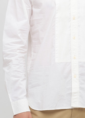 Белая классическая рубашка однотонная Ralph Lauren