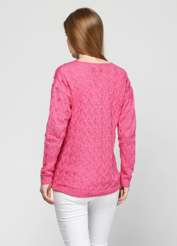Малиновый демисезонный пуловер пуловер Zaldiz