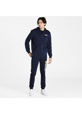 Синяя демисезонная толстовка essentials full-zip full-length men’s hoodie Puma