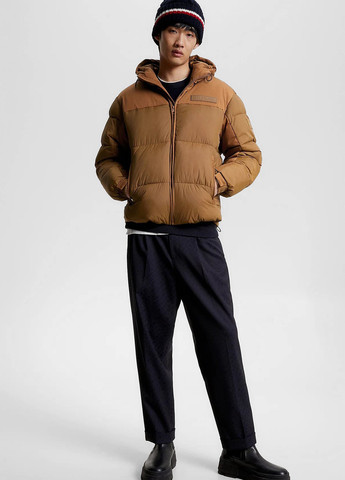Коричневая зимняя куртка Tommy Hilfiger
