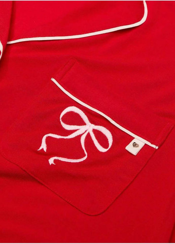 Красная всесезон пижама (рубашка, брюки) рубашка + брюки Victoria's Secret