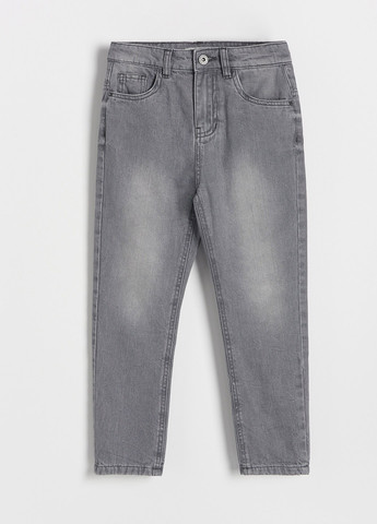 Серые демисезонные зауженные джинсы Reserved