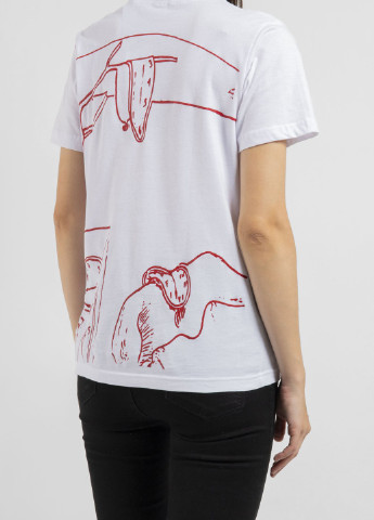 Белая футболка с принтом на спине Ko Samui - (250382594)