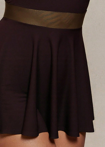 Темно-коричневый летний купальник (платье, трусики) купальник-платье SHEIN