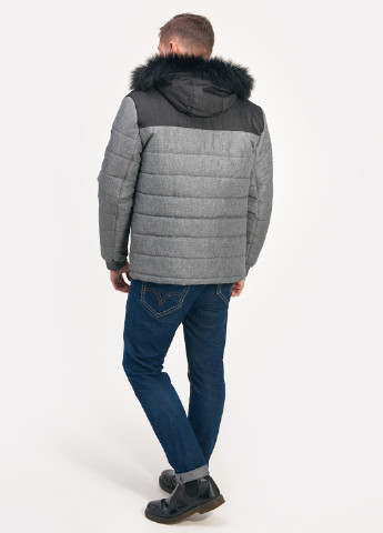 Сіра зимня куртка Riccardo