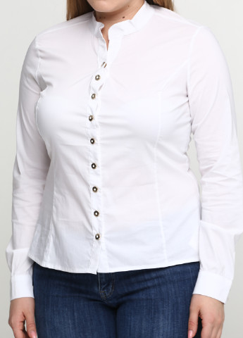 Белая демисезонная блуза Sassofono