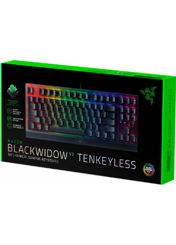 Клавиатура BlackWidow V3 TKL Green RU (RZ03-03490700-R3R1) Razer (250604687)