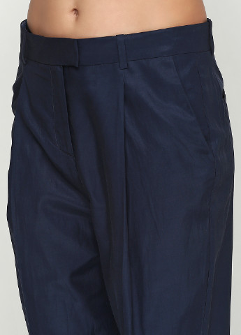 Темно-синие кэжуал демисезонные брюки Cos