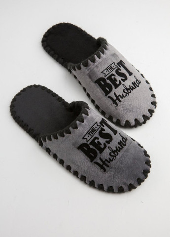 Серые тапочки Family Story