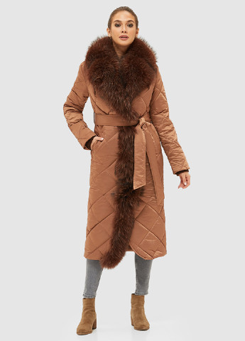 Світло-коричнева зимня куртка MN