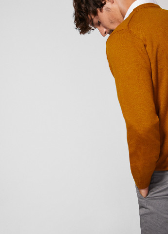 Терракотовый демисезонный пуловер пуловер Springfield