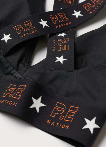 Чёрный бюстгальтер H&M