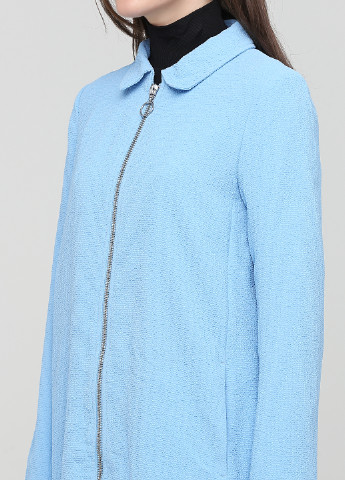 Голубое демисезонное Пальто однобортное Monki