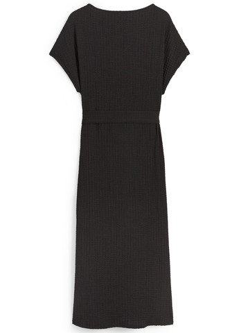 Черное кэжуал платье а-силуэт C&A однотонное