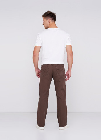 Коричневые кэжуал демисезонные прямые брюки Lagrand