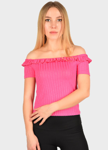 Розовая демисезон футболка женская розовая AAA
