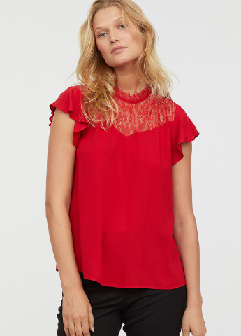 Червона літня блуза H&M