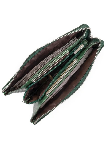 Женский кожаный кошелек-клатч 19,2х10х2 см st leather (252132201)