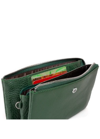 Женский кожаный кошелек-клатч 19,2х10х2 см st leather (252132201)