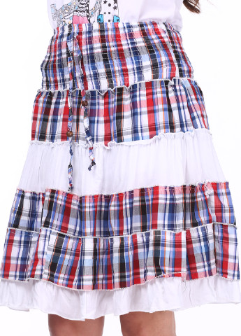 Разноцветная кэжуал юбка Carrokar а-силуэта (трапеция)
