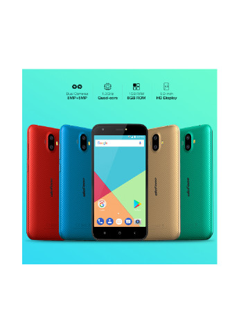 Смартфон Ulefone s7 1/8gb red (132885287)